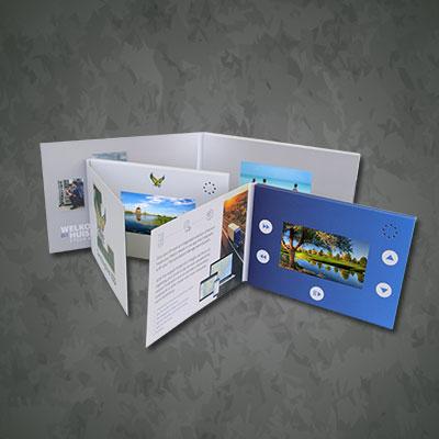 A6 Softcover Video Brochure