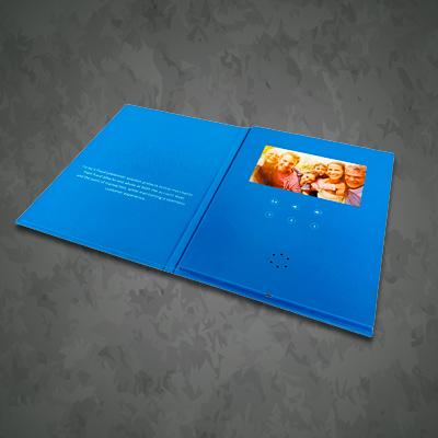A4 Hardcover Video Brochure